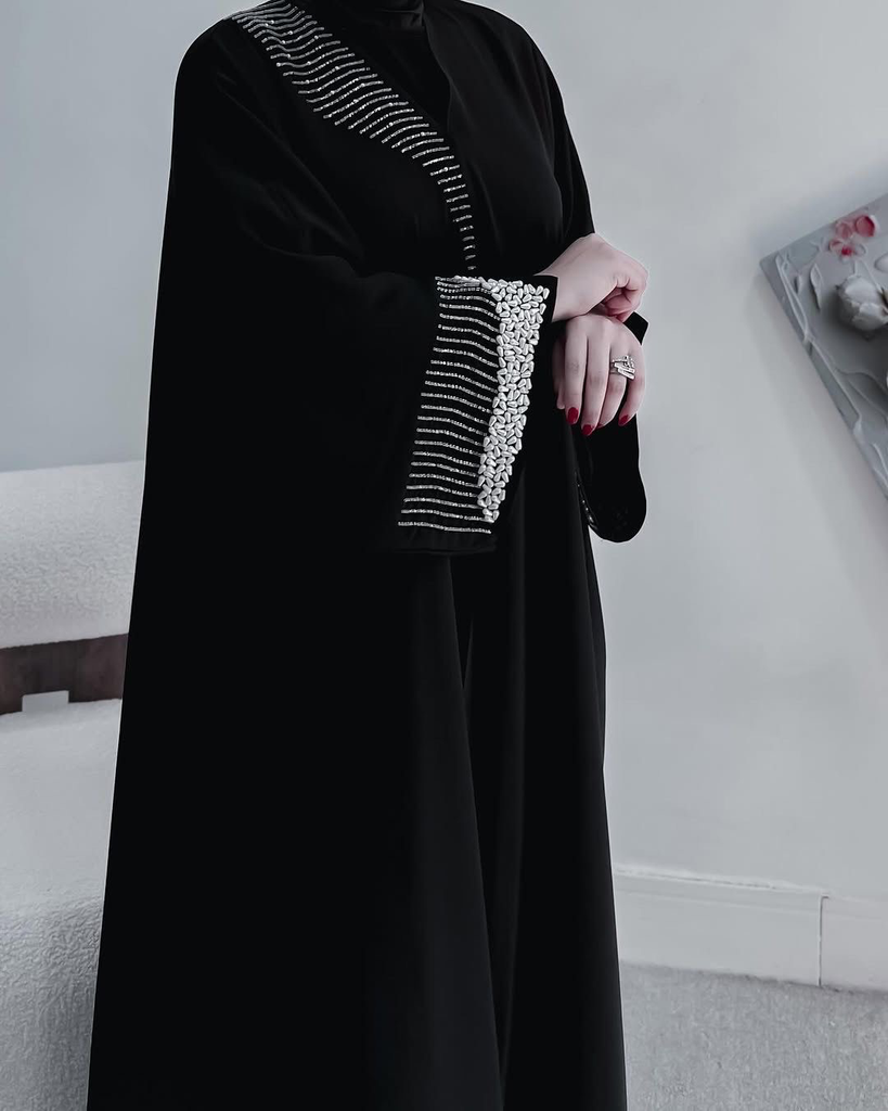 Imported nida abaya with beads