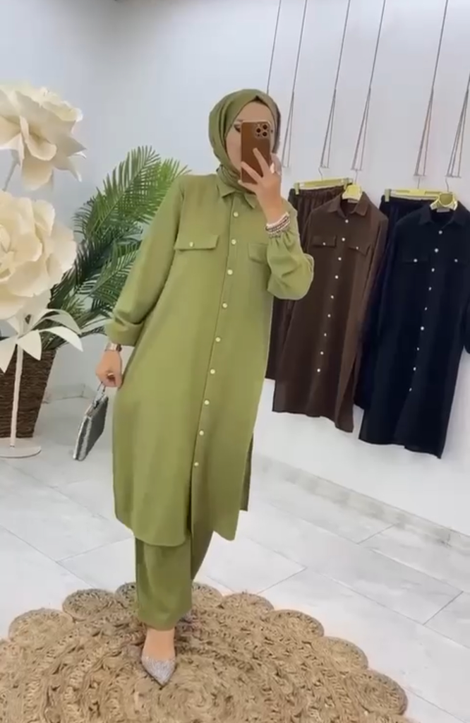 Imported Cy harir maqsoor fabric Cord Set with fancy buttons