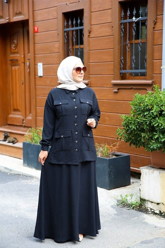 4 pocket skirt coordset