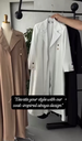 Elegant coat style abaya