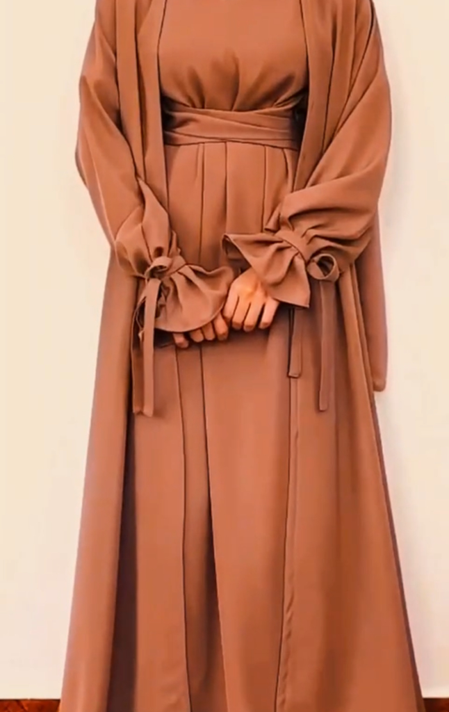 Shrug abaya in imported parada fabric
