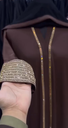 Golden Diamond sleeves abaya