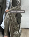 Imported embose Korean shimmer Dubai made kaftan 