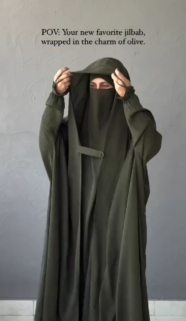 Saudi jilbab full coverage