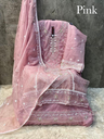 Heavy organza in pastel colours