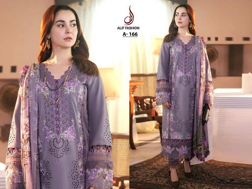 Pure cotton with embroidery work