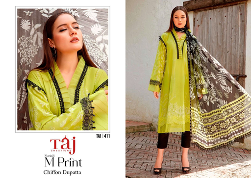 Mariah b by taj creation cotton print