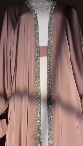 Korean Armani silk shrug with crystal work lace