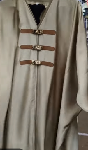 Modest look dubai made kaftan abaya Belt broch