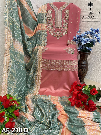 Afrozeh pure faux georgette