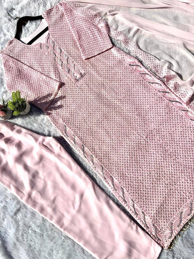 Full shiny sequence embroidery 